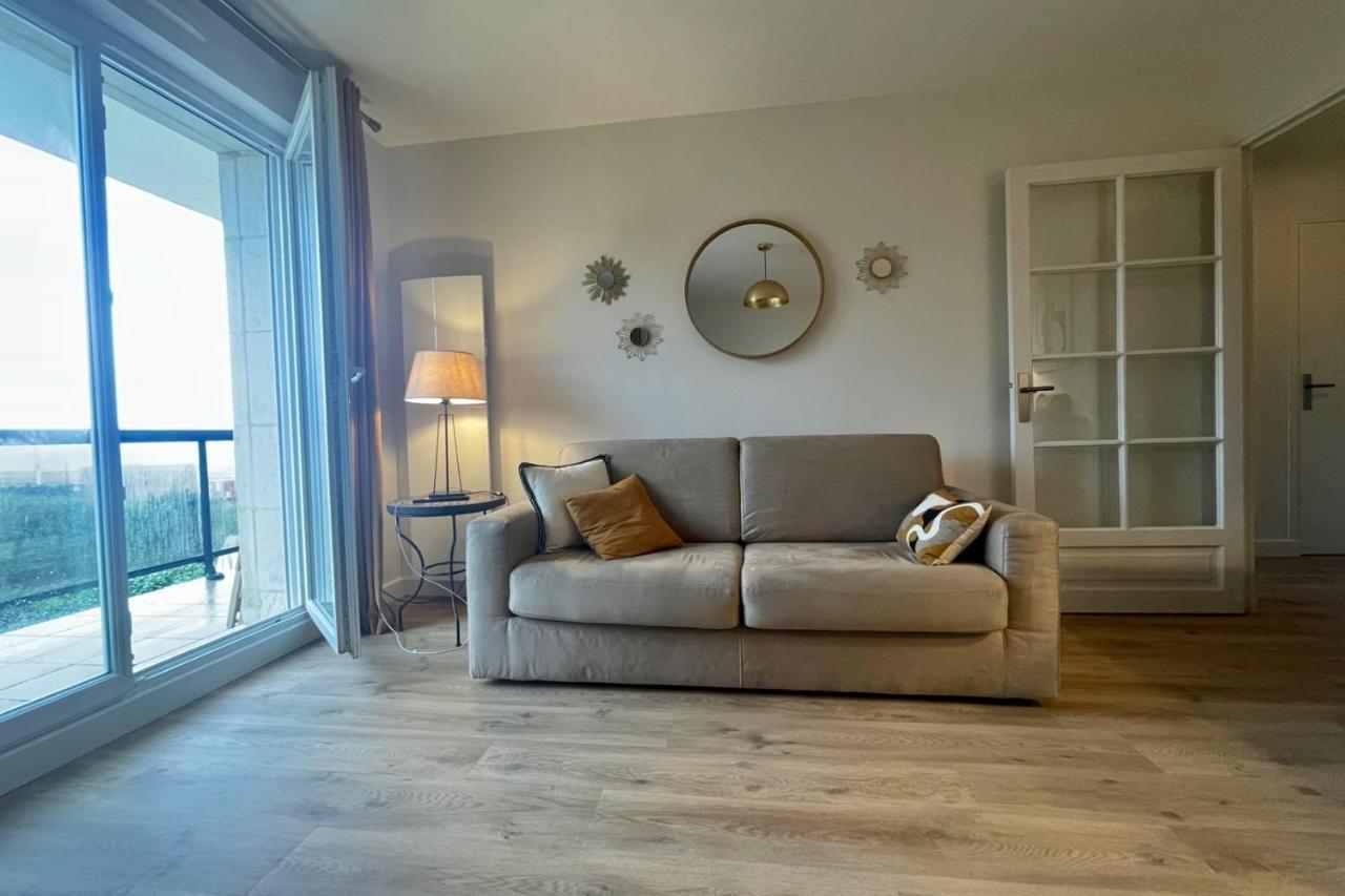 Apartamento The Ammonite Sea View With Large Balcony Bénerville-sur-Mer Exterior foto